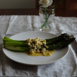 Asparagus with Sauce Gribiche