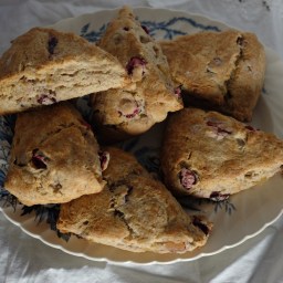 Cranberry Ginger Scones