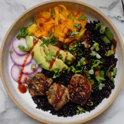 Turkey-Zucchini “Banh-Meatballs”