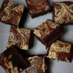 Tahini & Halva Brownies