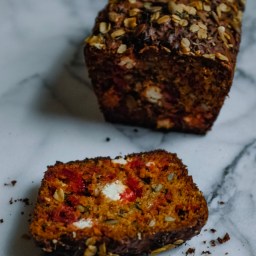 Beet, Caraway, & Goat Cheese Bread